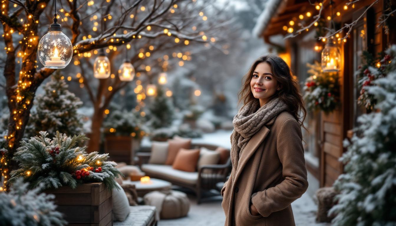 4 idées pour décorer son jardin en hiver