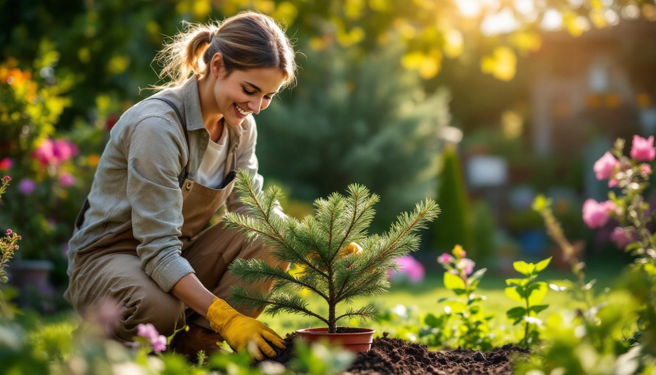 Sapin en pot : la méthode infaillible pour le replanter au jardin après les fêtes