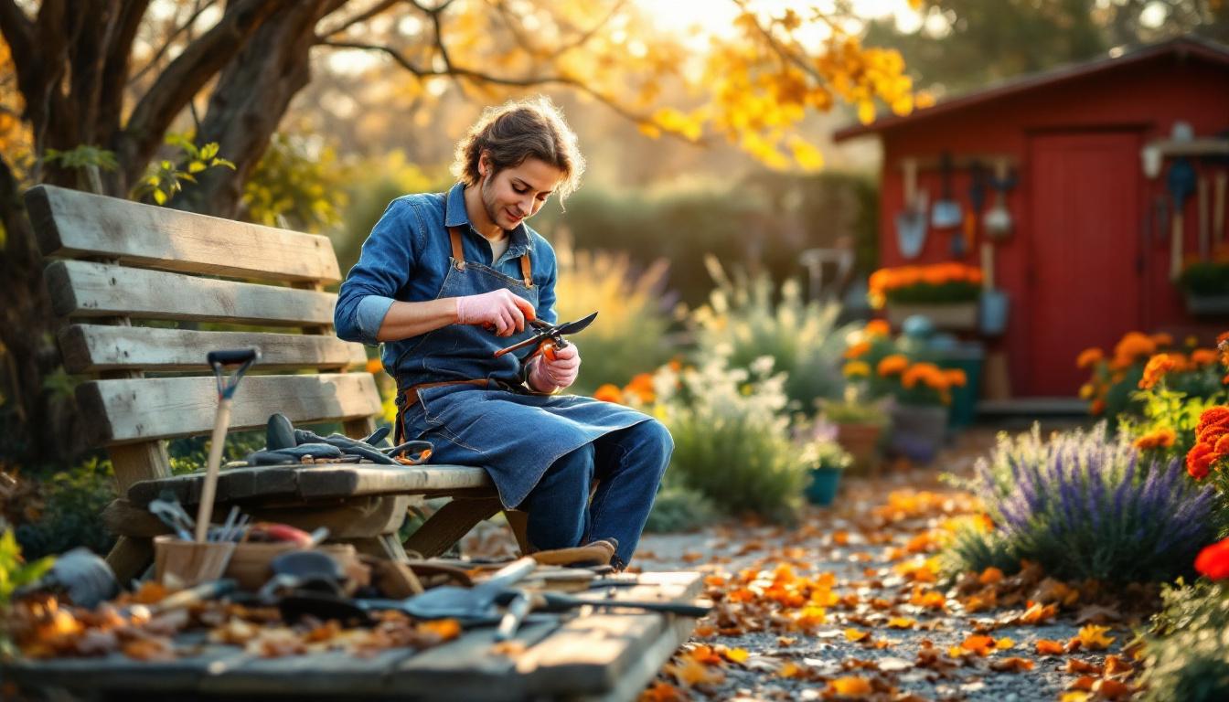 Comment entretenir ses outils de jardin avant l’hiver ?